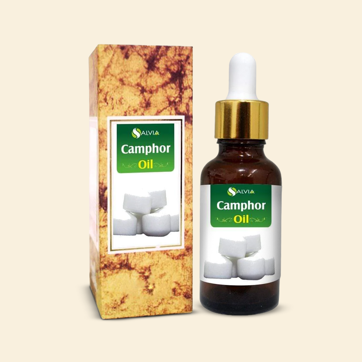 Salvia Natural Essential Oils 10ml Camphor Oil (Cinnamonutn Camphora) 100% Natural Pure Essential Oil