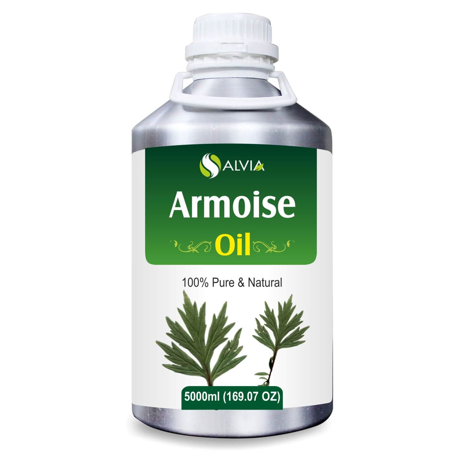Salvia Natural Essential Oils 5000ml Armoise Oil (Pimpinella Anisum) 100% Natural Pure Essential Oil For Tension Reliever, Relief Pain, Body oil, & Natural Remedies