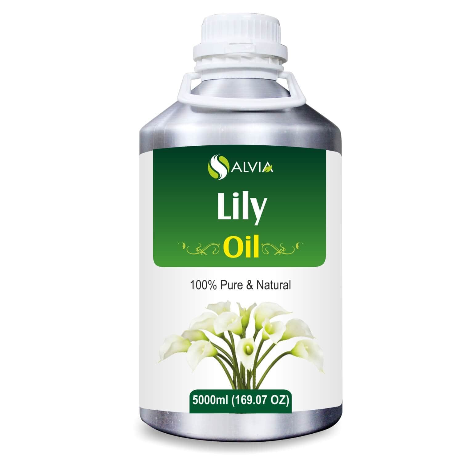 Salvia Natural Essential Oils 5000ml Lilly Oil (Lilium Auratum) 100% Pure & Natural Essential Oil Moisturizes Skin, Reduces Scars & Heals Wounds, Promotes Hair Growth