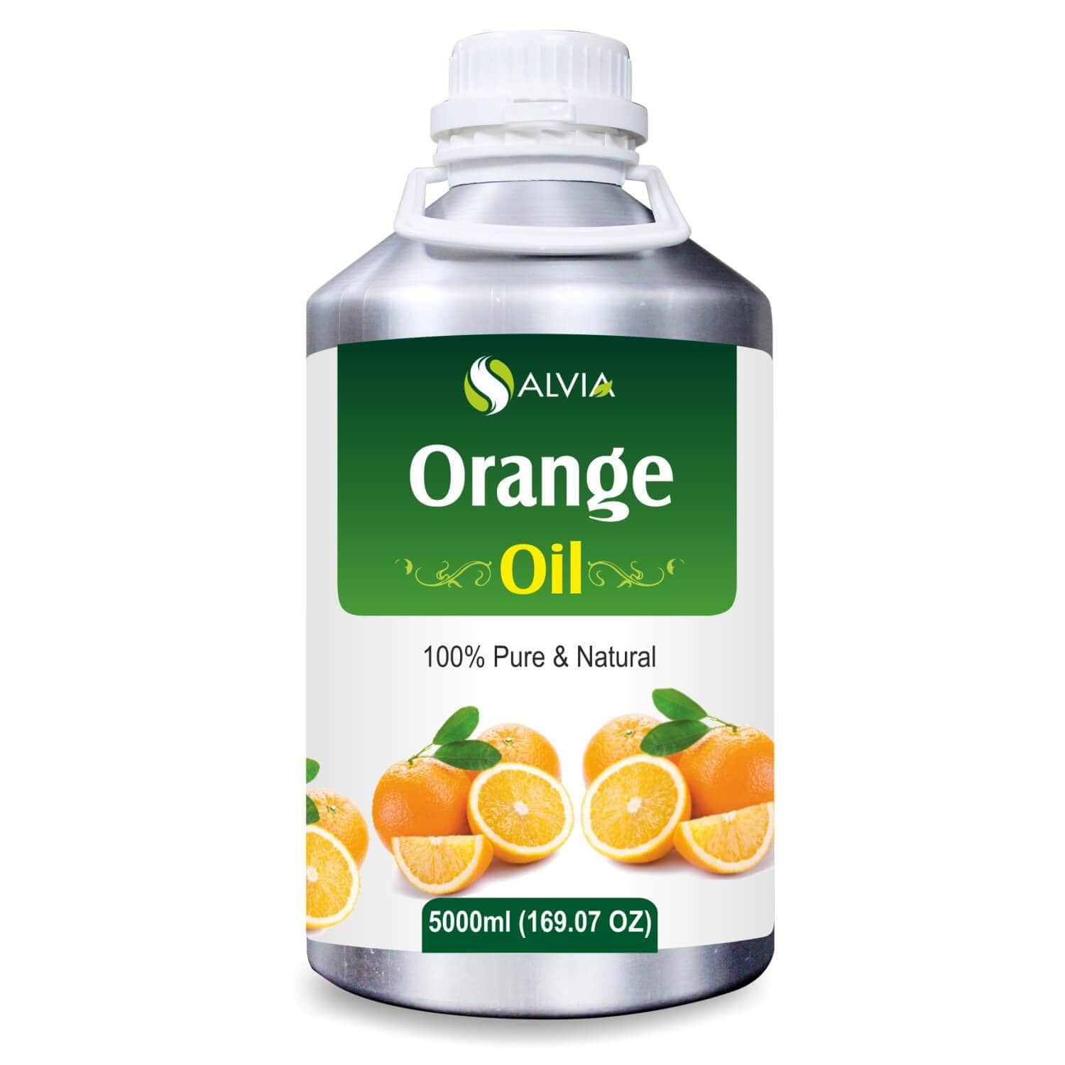 Salvia Natural Essential Oils 5000ml Orange Oil (Citrus sinensis) 100% Natural Pure Essential Oil