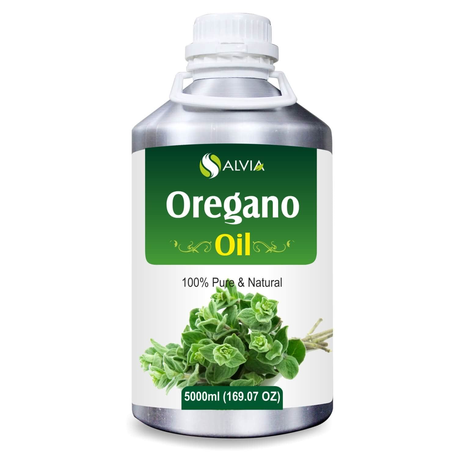 Salvia Natural Essential Oils 5000ml Oregano Essential Oil (Origanum Vulgare) 100% Pure, Undiluted, Natural For Aromatherapy