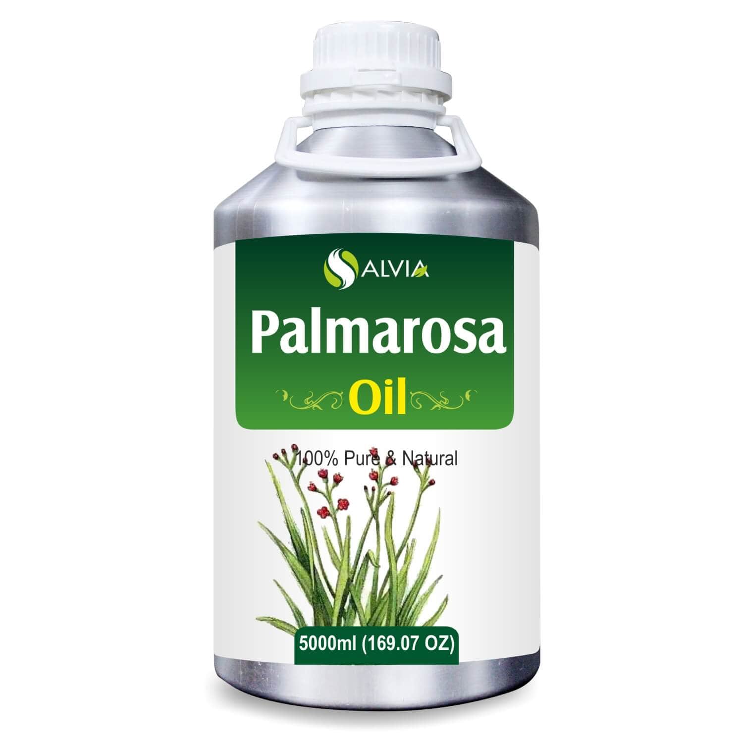Salvia Natural Essential Oils Palmarosa Oil (Cymbopogon martinii ) 100% Natural Pure Essential Oil