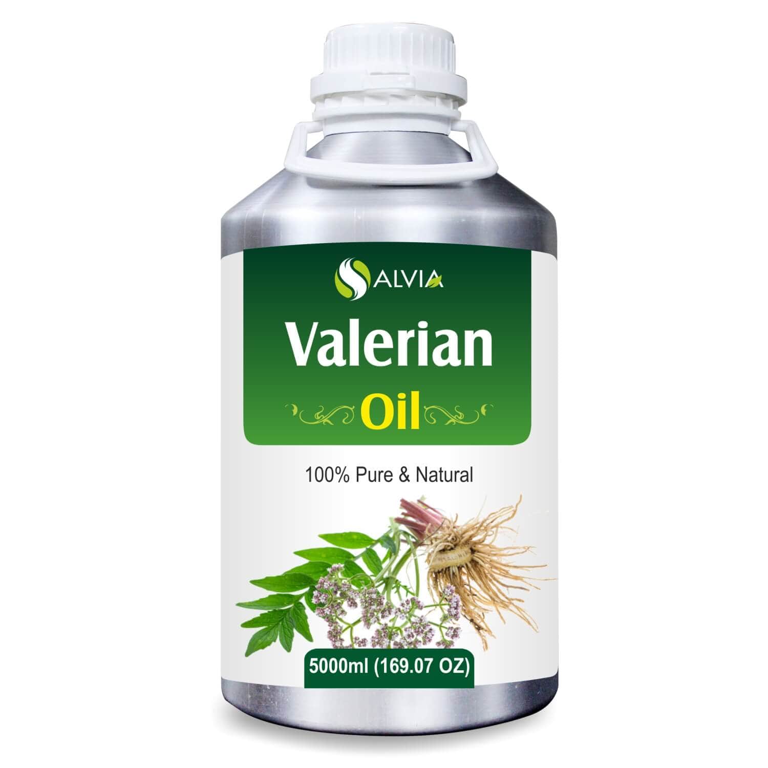 Salvia Natural Essential Oils 5000ml Valerian Oil (Valeriana Offiinalis) Pure Natural Essential Oil