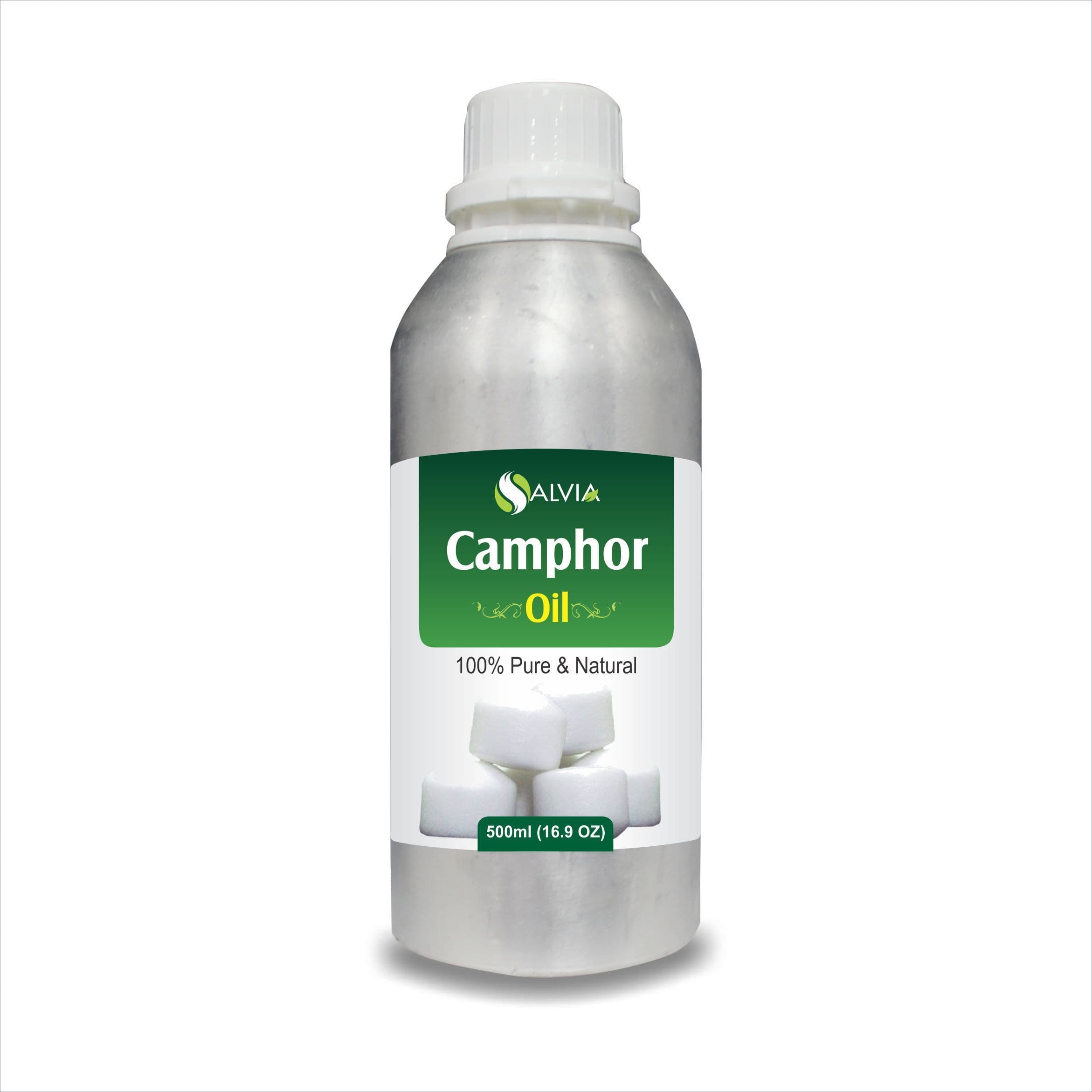 Salvia Natural Essential Oils 500ml Camphor Oil (Cinnamonutn Camphora) 100% Natural Pure Essential Oil