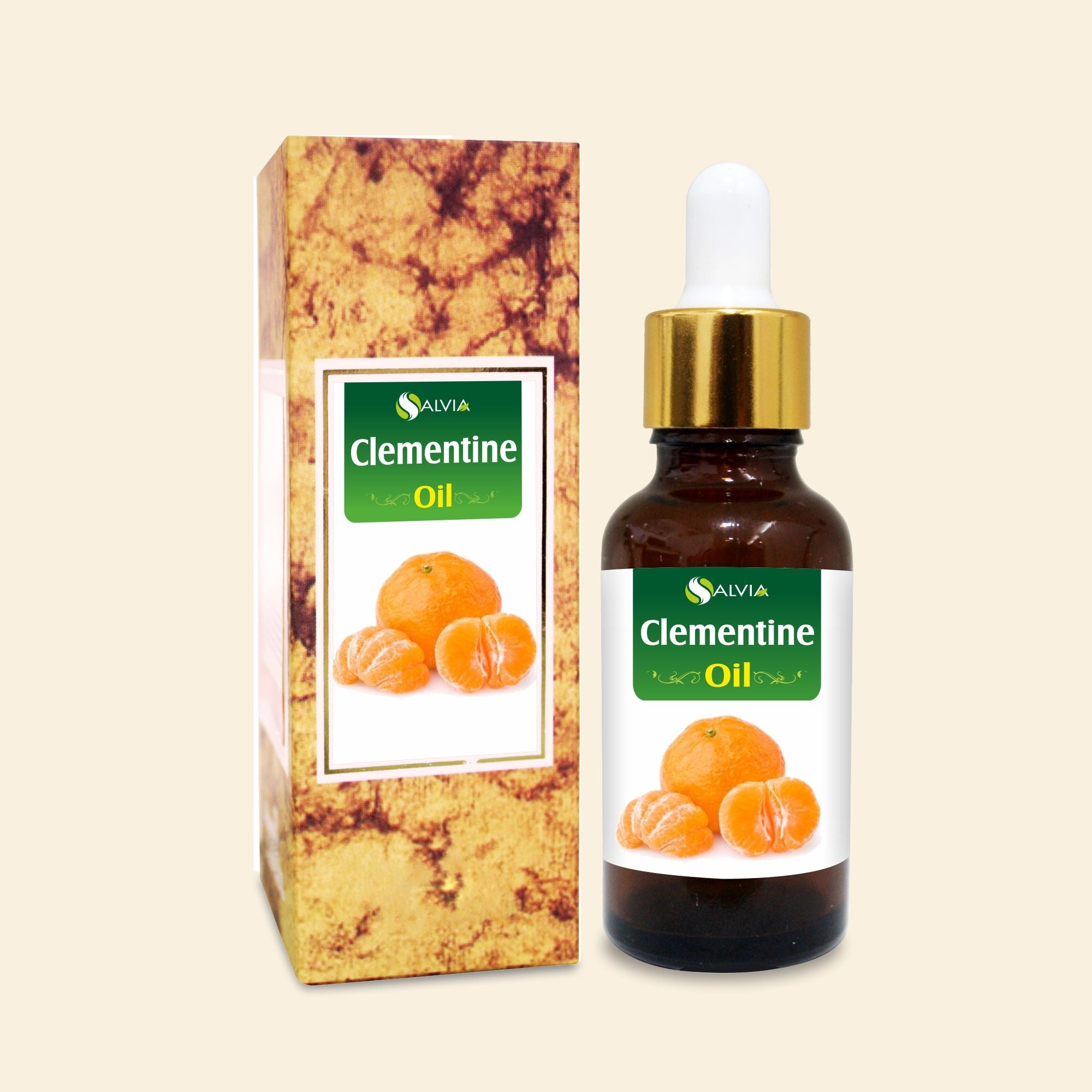 Salvia Natural Essential Oils Clementine Oil (Citrus-Clementine) 100% Natural Pure Essential Oil Brightens Skin, Elevates Positive Emotions, Purifies Air, Aromatherapy