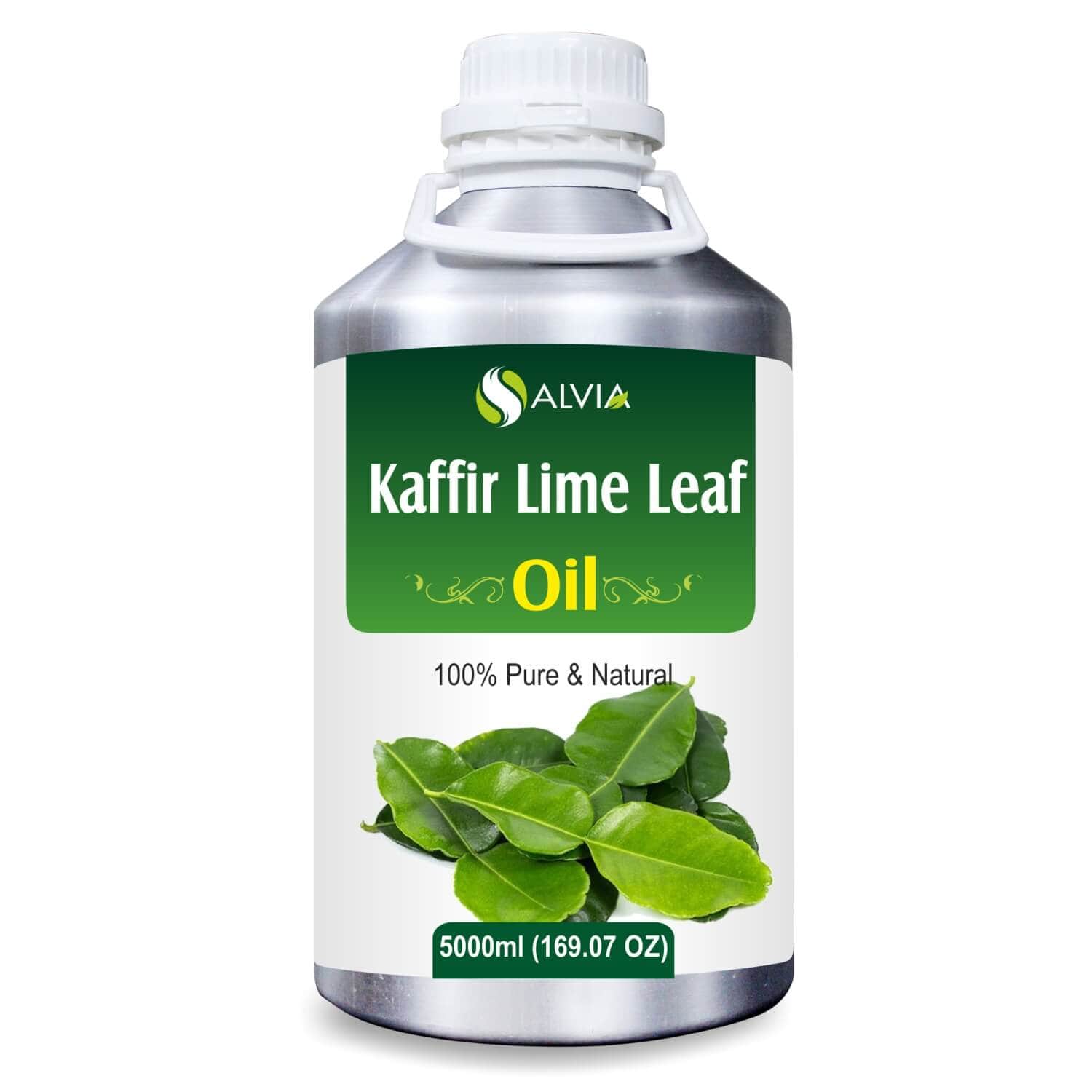 Salvia Natural Essential Oils,Hair Fall 5000ml Kaffir Lime Leaf Oil (Citrus Hystrix) Natural Essential Oil