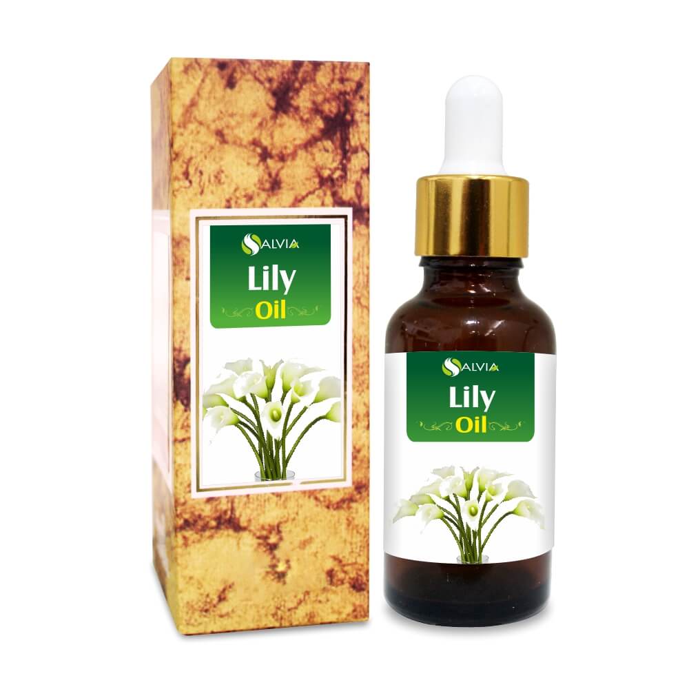 Salvia Natural Essential Oils Lilly Oil (Lilium Auratum) 100% Pure & Natural Essential Oil Moisturizes Skin, Reduces Scars & Heals Wounds, Promotes Hair Growth