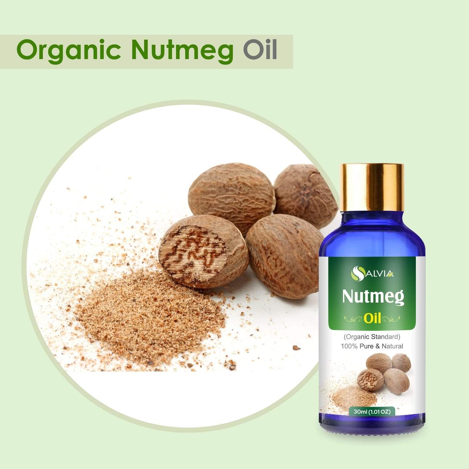 Organic Nutmeg Essential Oil benefits 