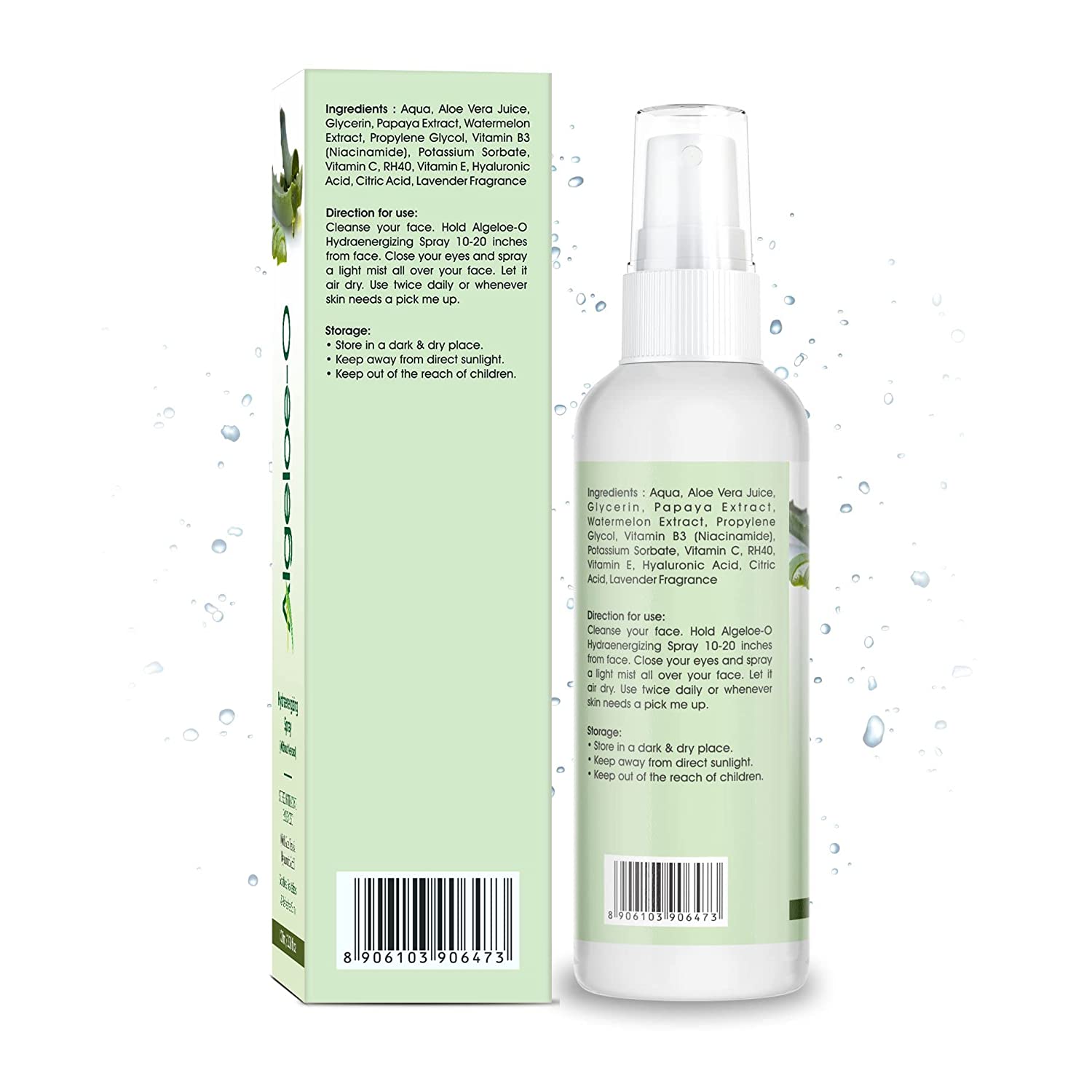 Shoprythm Algeloe Algeloe-O Hydraenergizing Super Hydrating Face Mist Spray