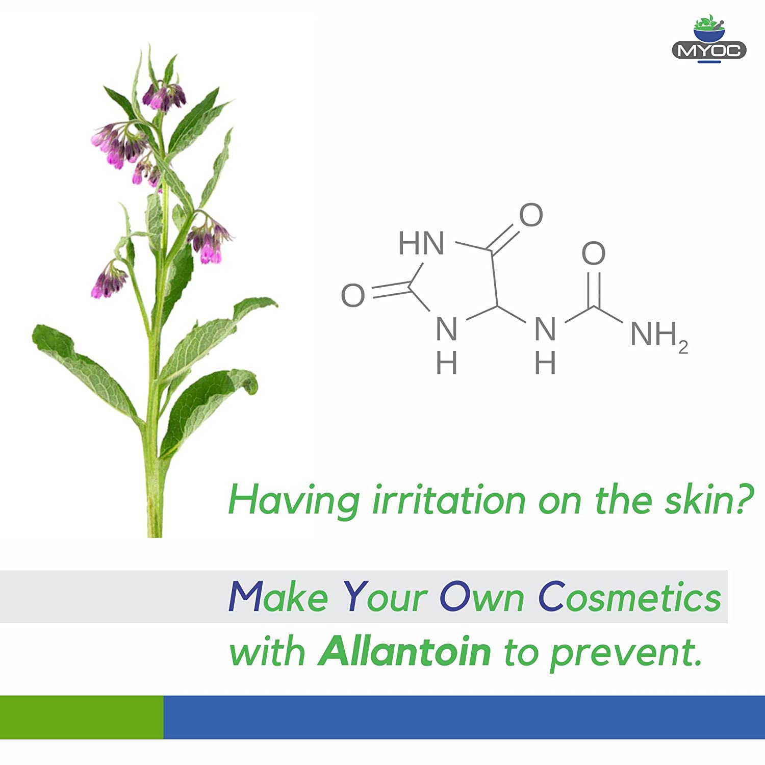 Shoprythm Cosmetic Raw Material MYOC  Allantoin Powder