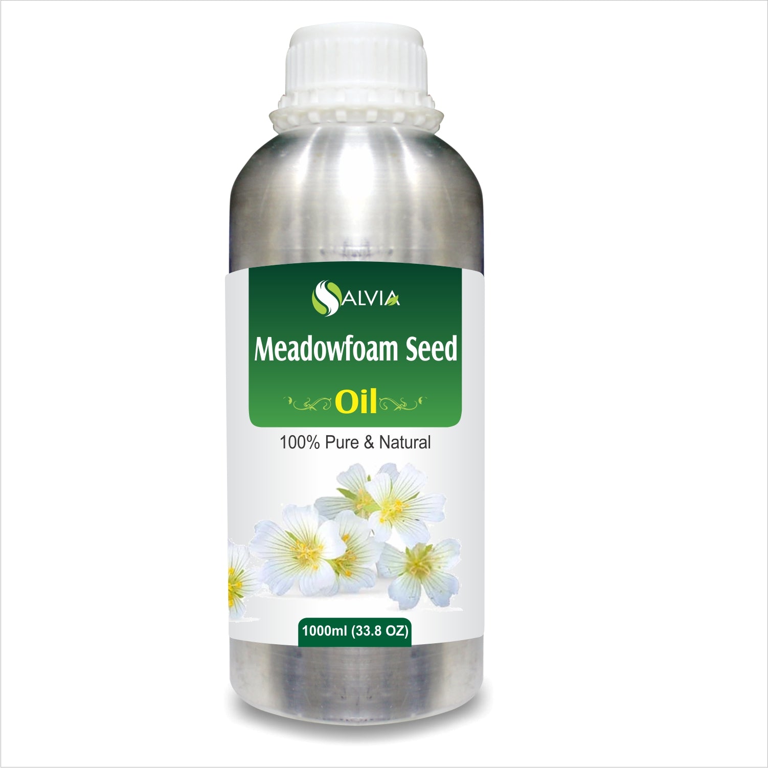 Shoprythm Natural Essential Oils 1000ml Meadowfoam Seed Oil (Limnanthes-Alba) 100% Natural Pure Carrier Oil
