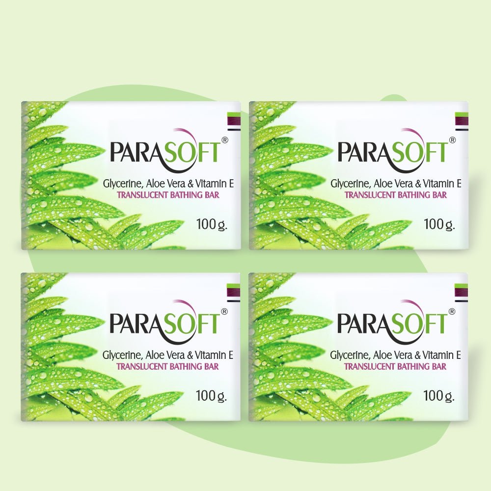 Shoprythm Parasoft,Moisturizing Bar & Shower Gel Salve Parasoft Soap 4X100gm