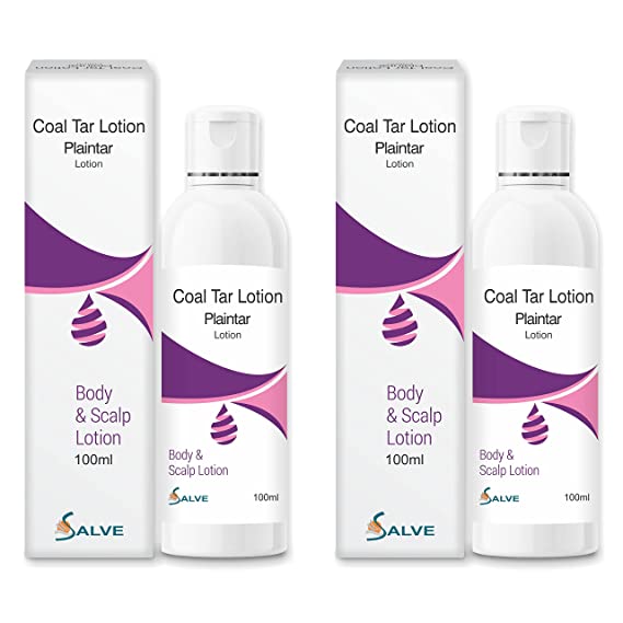Shoprythm Plaintar Pack of 2 Plaintar Coal Tar Leave-on lotion for Dry Itchy & Flaky Scalp & Skin