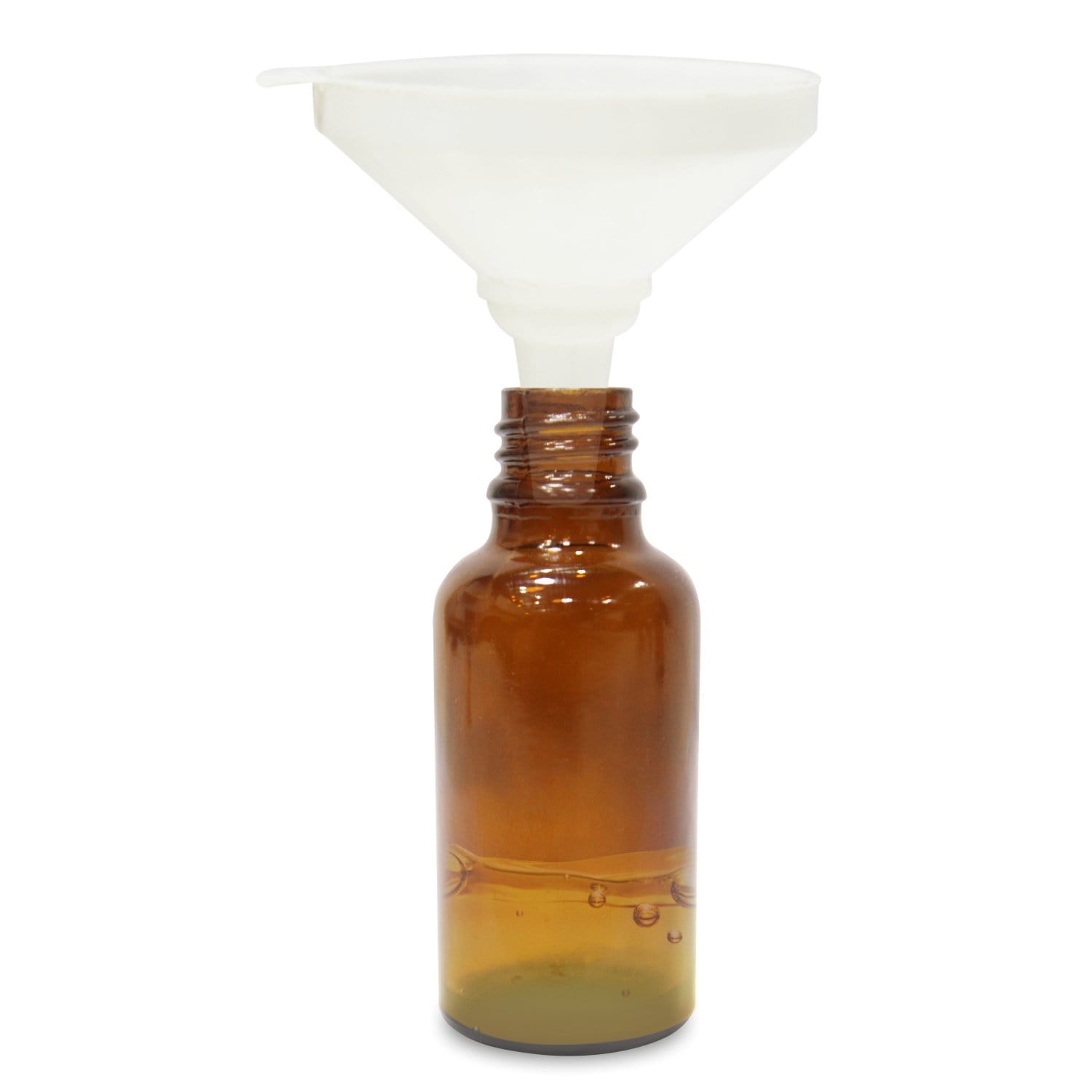 amber glass bottle with dropper