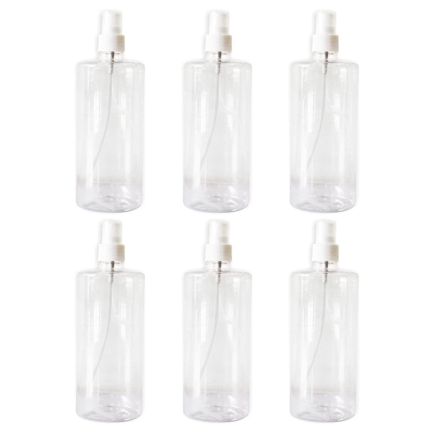 shoprythmindia Packaging,Plastic Travel Bottles Pack of 6 Transparent Mist Spray Bottle Best Used For Sanitizer Refillable Reusable Cosmetic Containers For Lotion Shampoo Massage Oils Outdoor Camping Travel
