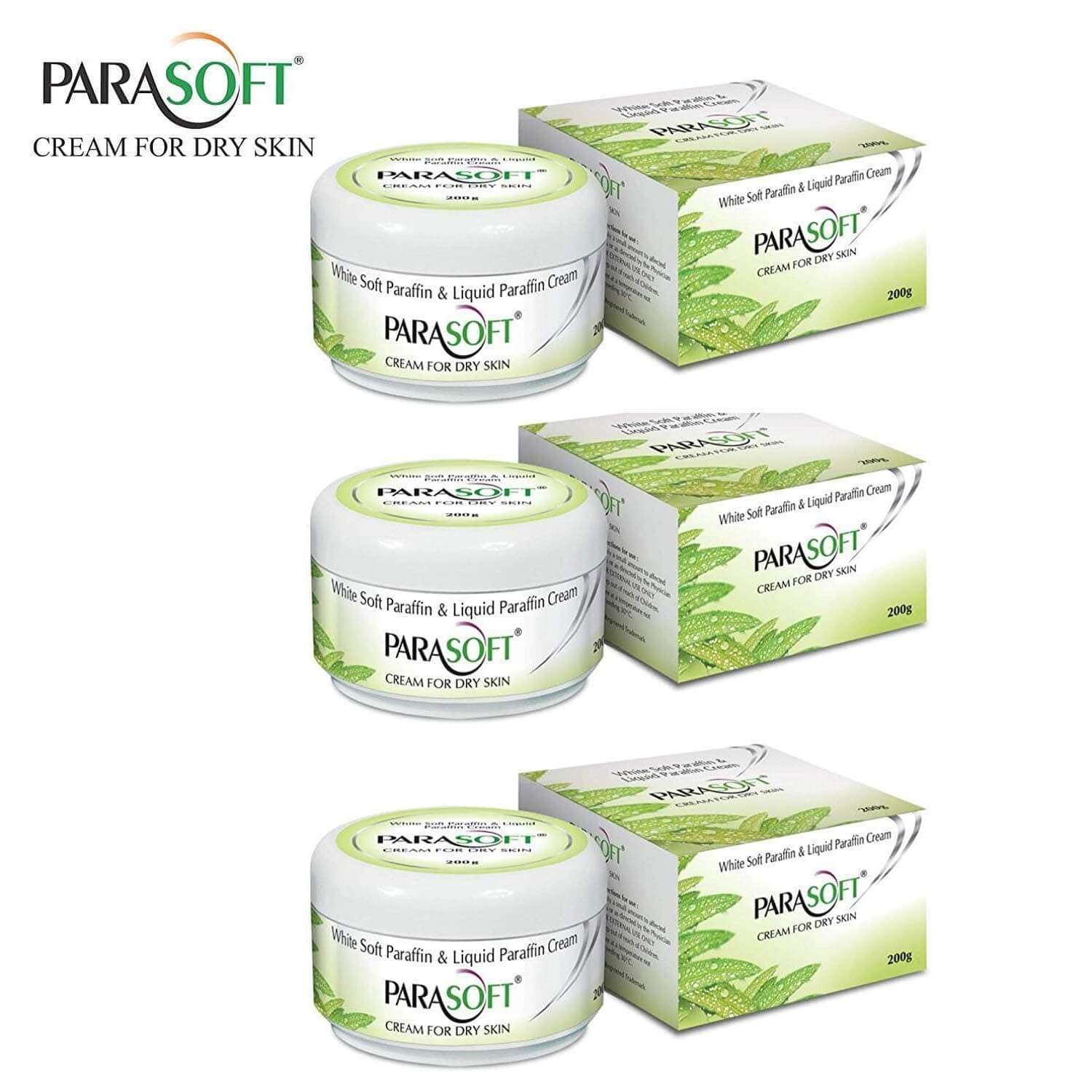 shoprythmindia Parasoft,Body & Foot Cream Pack of 3 Parasoft Cream 200 gram