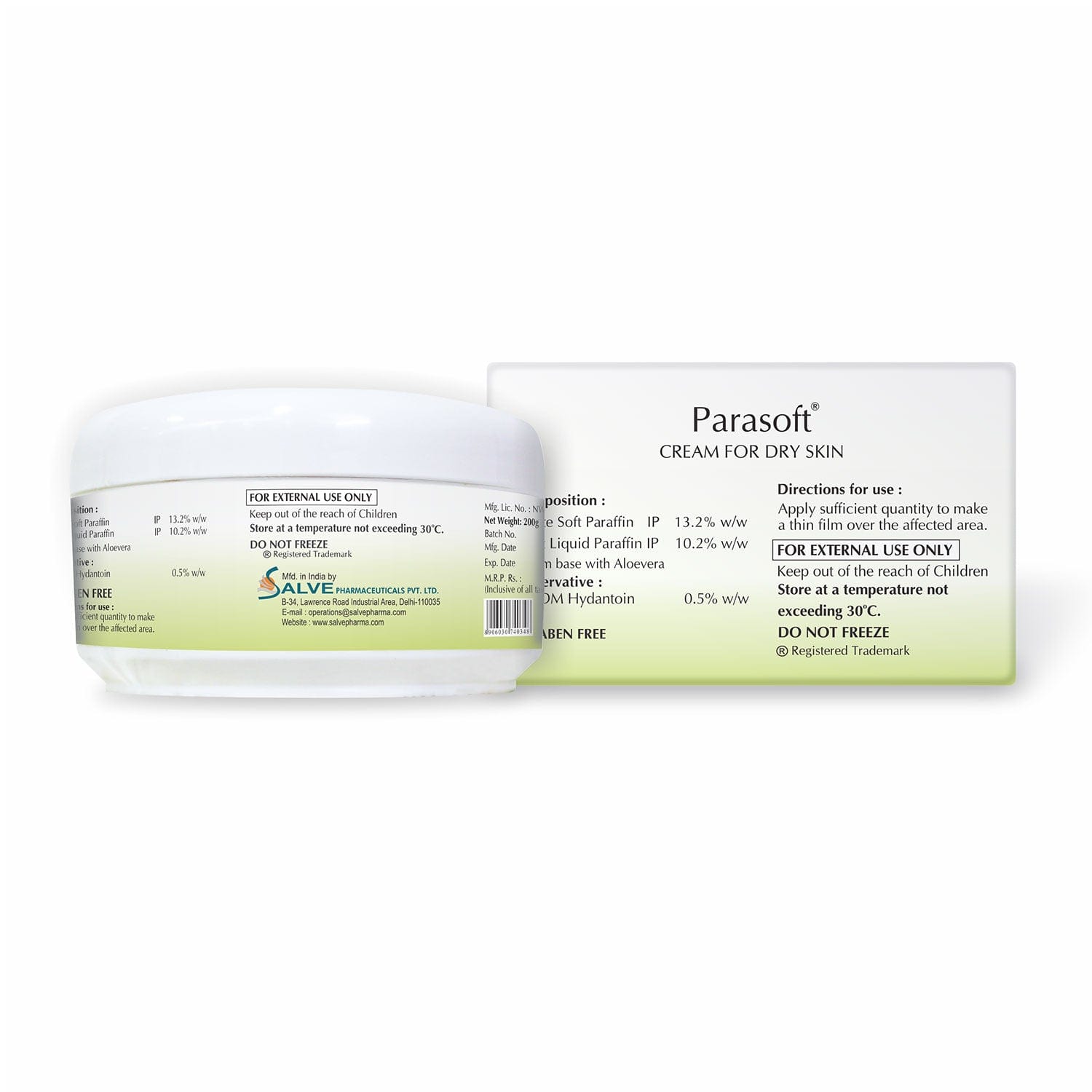 shoprythmindia Parasoft,Body & Foot Cream Parasoft Cream 200 gram